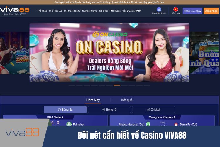 Đôi nét cần biết về Casino VIVA88