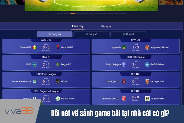 Đôi nét về sảnh game bài tại nhà cái có gì?