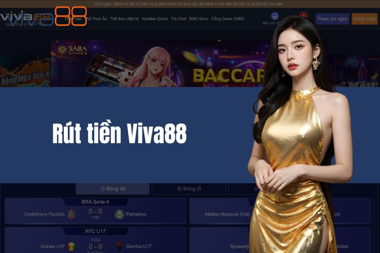 Rút tiền VIVA88 - Quy trình đơn giản, tiện lợi cho player